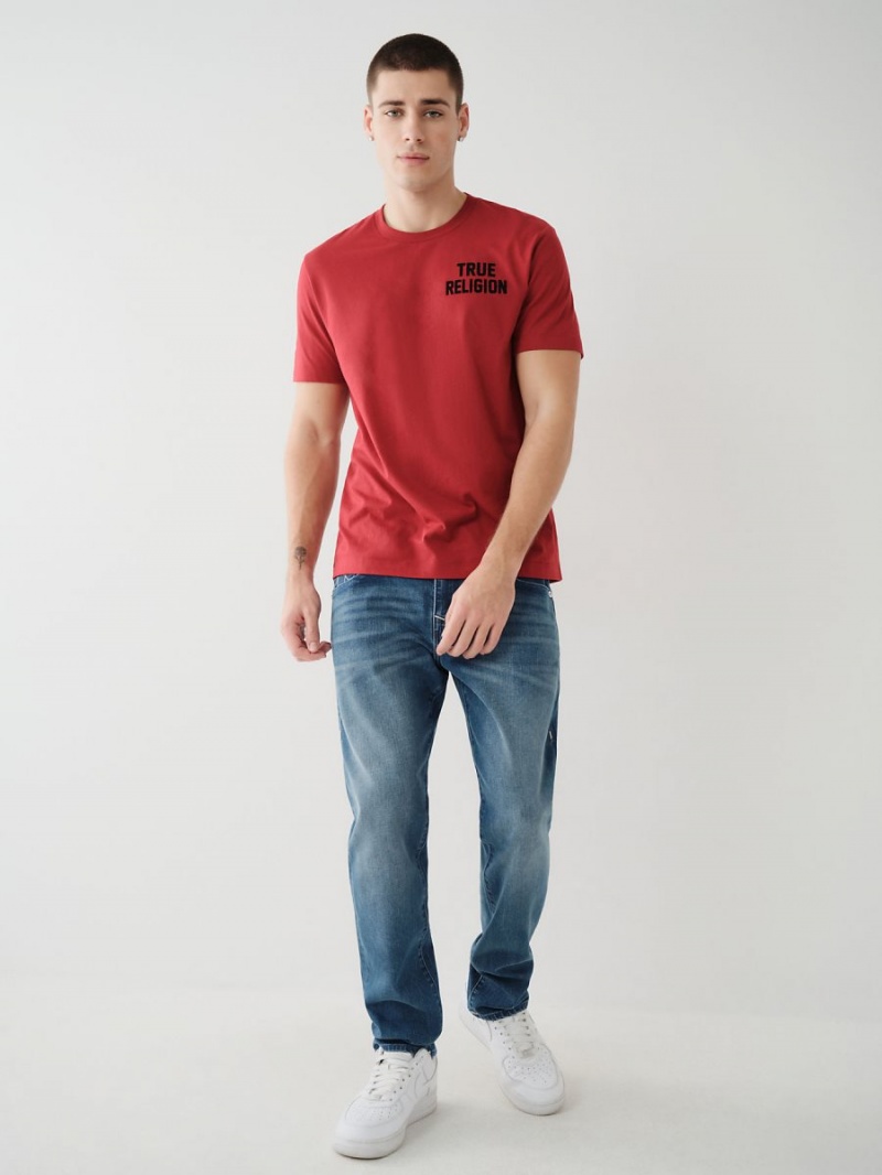 Camiseta True Religion Buddha Logo Rojas | 53UGSAXOD