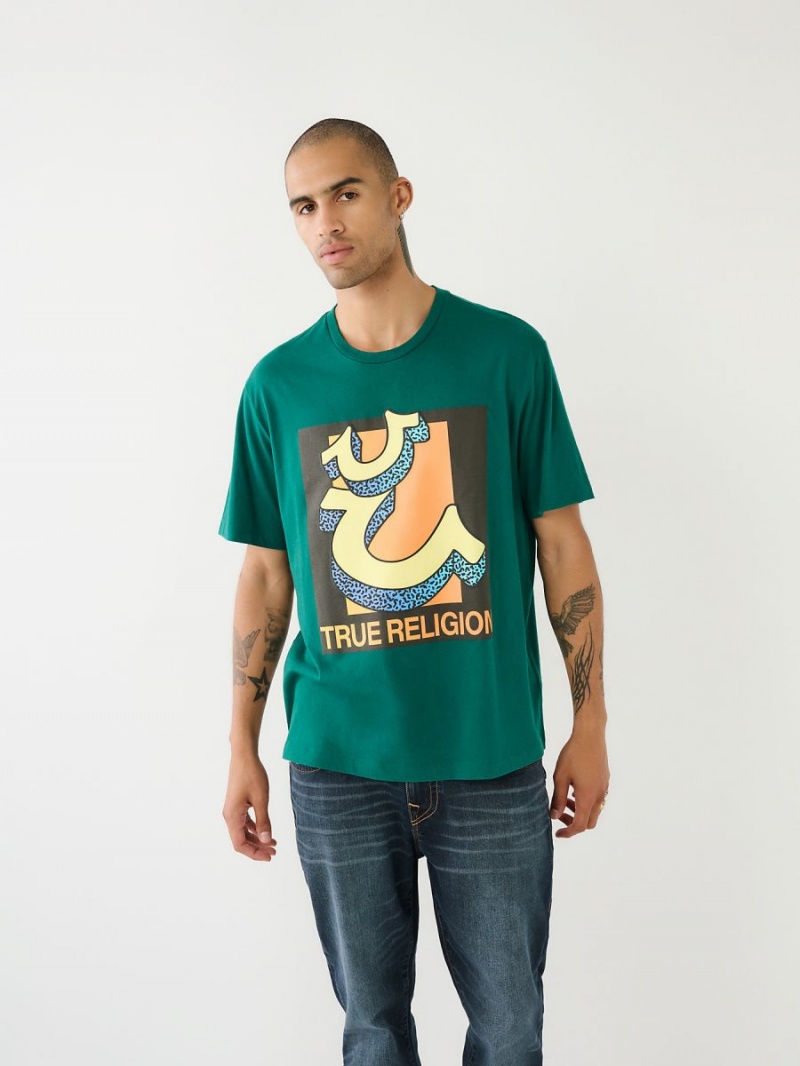 Camiseta True Religion Channel Estampadas Relaxed Marshland | 59PTOQHZS