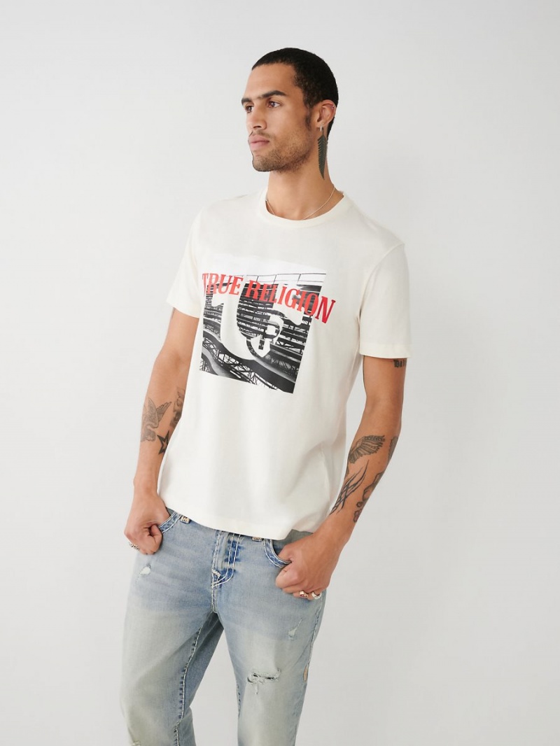 Camiseta True Religion Estampadas Blancas | 70FHTUQGJ