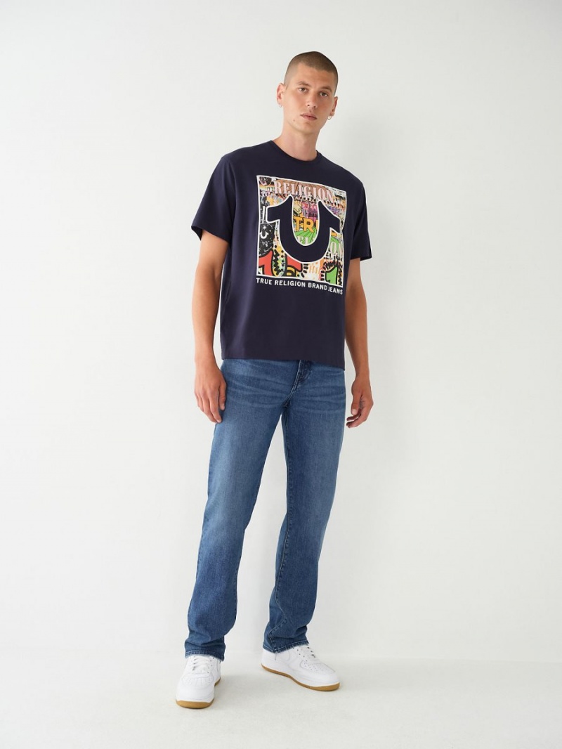 Camiseta True Religion Estampadas Relaxed IRIS | 63ZSICXWA