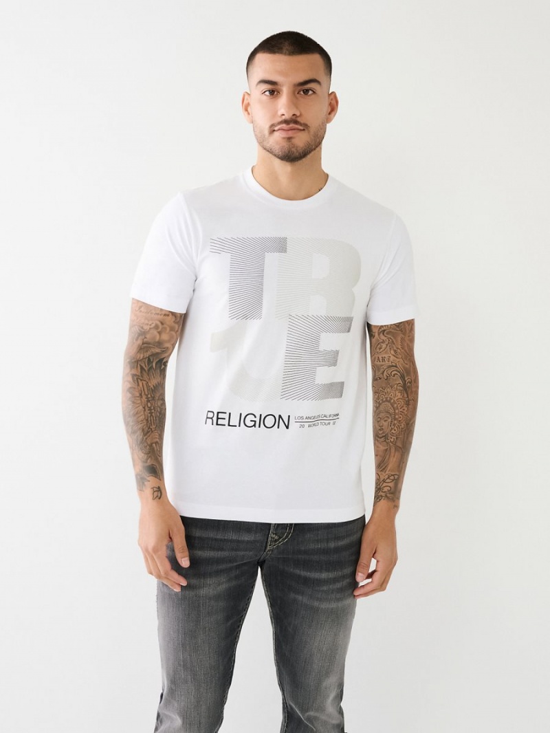 Camiseta True Religion Forro Logo Blancas | 14RGUWLQN