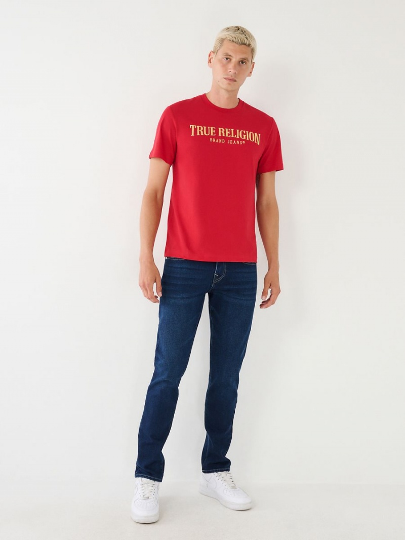 Camiseta True Religion Logo Red/Tangerine | 04XUFPHZO