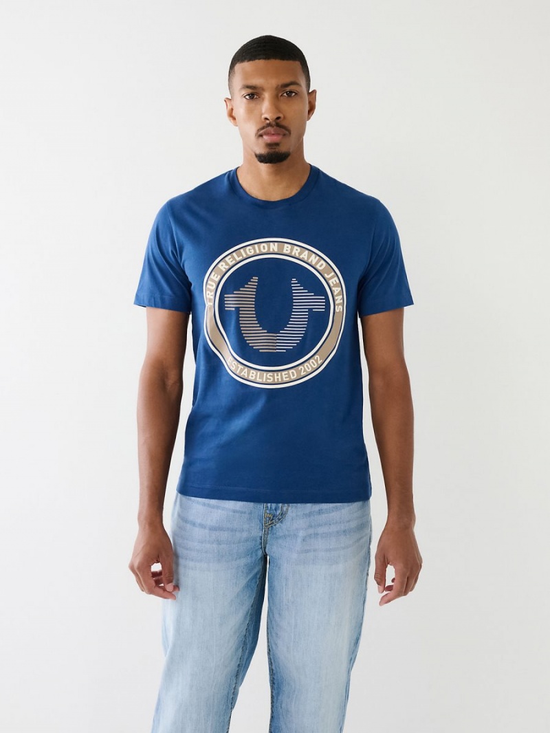 Camiseta True Religion Strike Horseshoe Logo 3922 | 05PKCQJMH