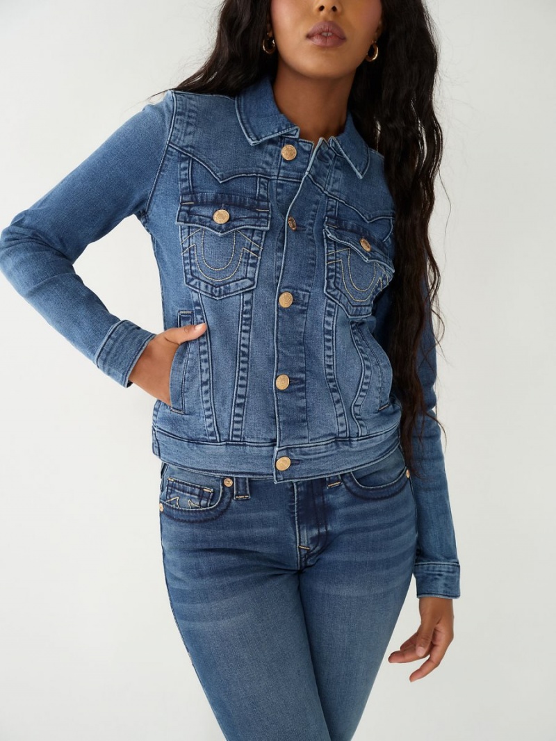 Chaqueta True Religion Jimmy Denim Azules | 81LZHIVSG