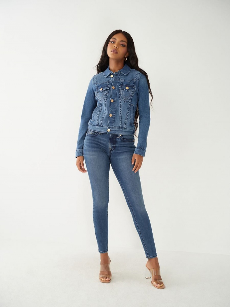 Chaqueta True Religion Jimmy Denim Azules | 81LZHIVSG