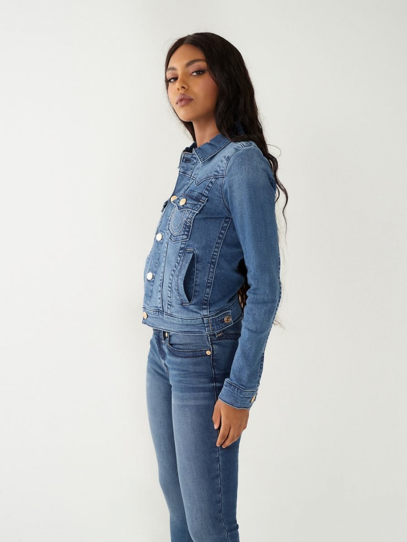 Chaqueta True Religion Jimmy Denim Azules | 81LZHIVSG