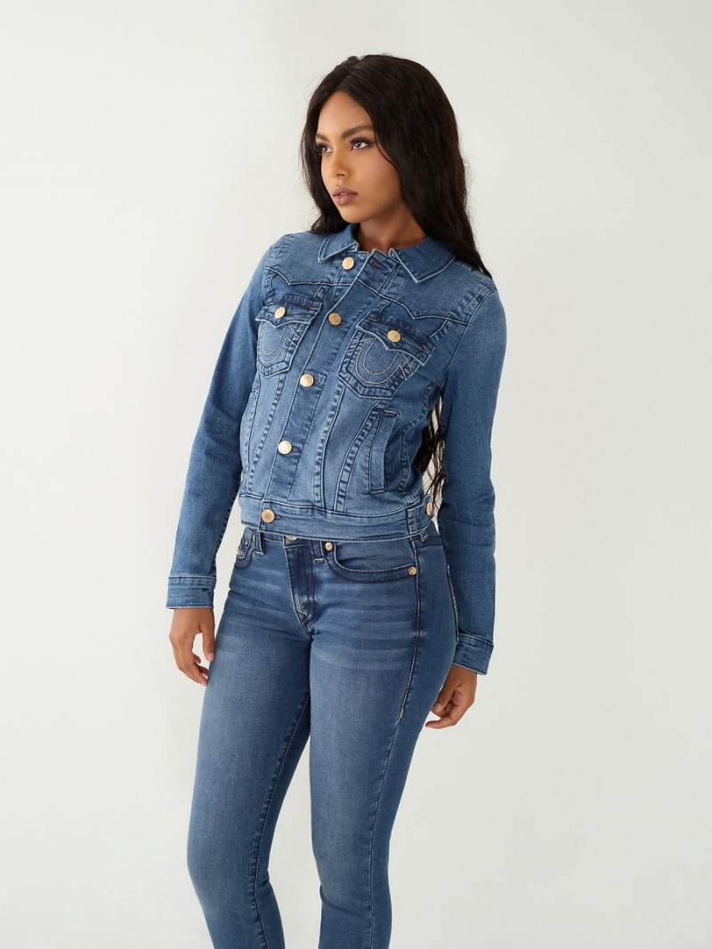 Chaqueta True Religion Jimmy Denim Azules | 81LZHIVSG