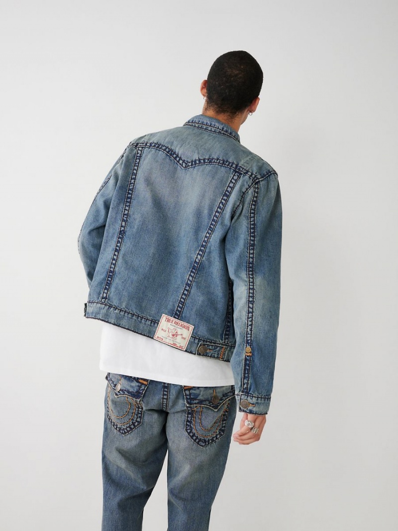 Chaqueta True Religion Jimmy Super T Stitch Denim IFBM | 13SPCKXWN