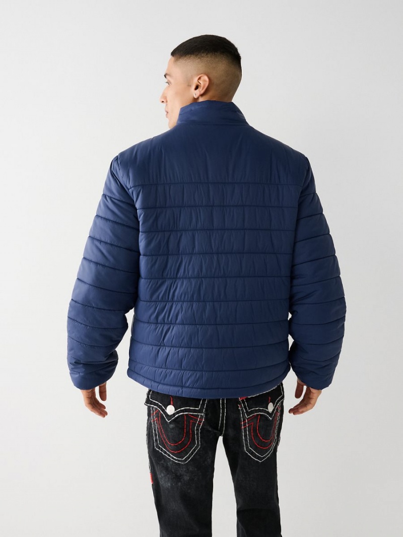 Chaqueta True Religion Puffer Navy/Sapphire | 75MSNICPY