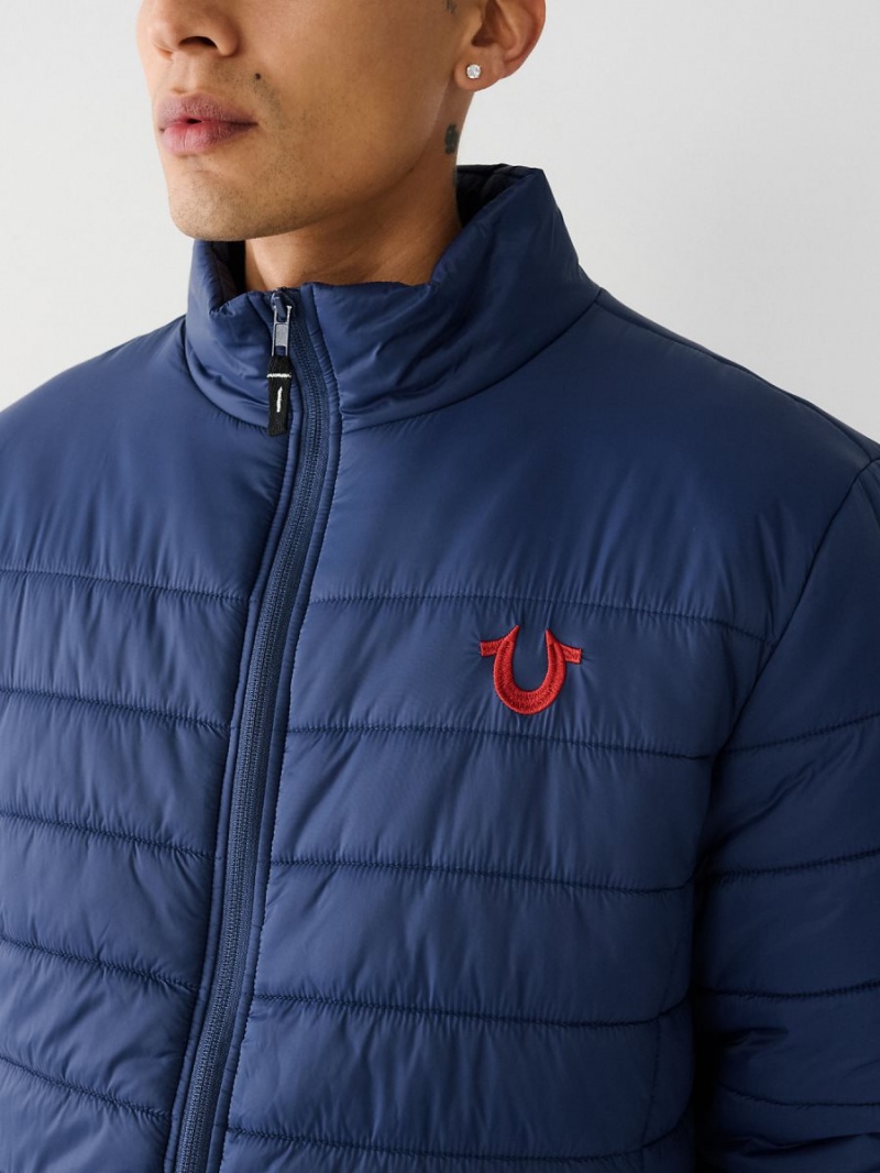 Chaqueta True Religion Puffer Navy/Sapphire | 75MSNICPY