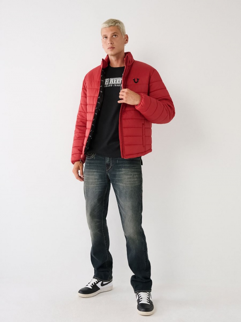 Chaqueta True Religion Puffer Rojas | 94UWRXSQH