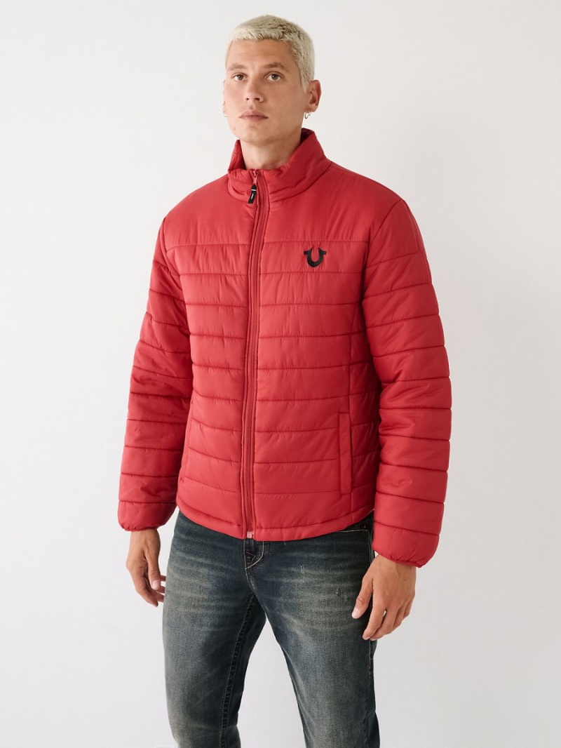 Chaqueta True Religion Puffer Rojas | 94UWRXSQH