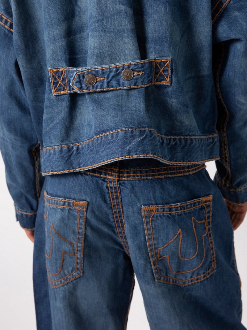 Chaqueta True Religion Sebastien Ami X Western Super T Azules | 95AFVQHNW