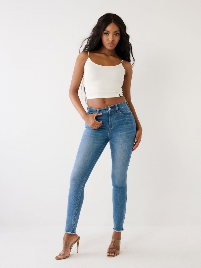 Jeans Skinny True Religion Halle High Rise Super Medium Maze Runner | 63VDSQXYA