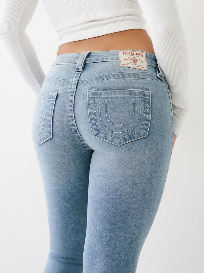 Jeans Skinny True Religion Halle Mid Rise Super Peak Spot | 10UIXBRVZ