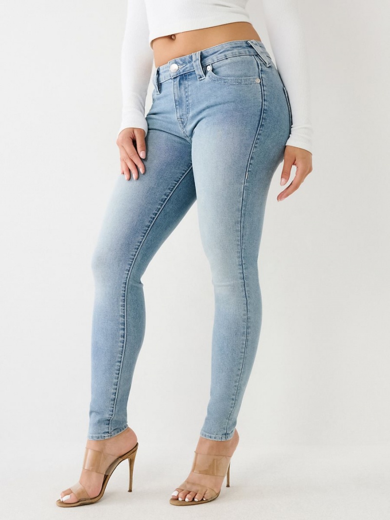 Jeans Skinny True Religion Halle Mid Rise Super Peak Spot | 10UIXBRVZ