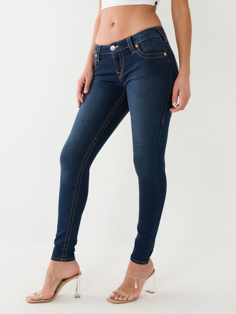 Jeans Skinny True Religion Halle Mid Rise Super Minimal Abrasion | 38GITRCHX