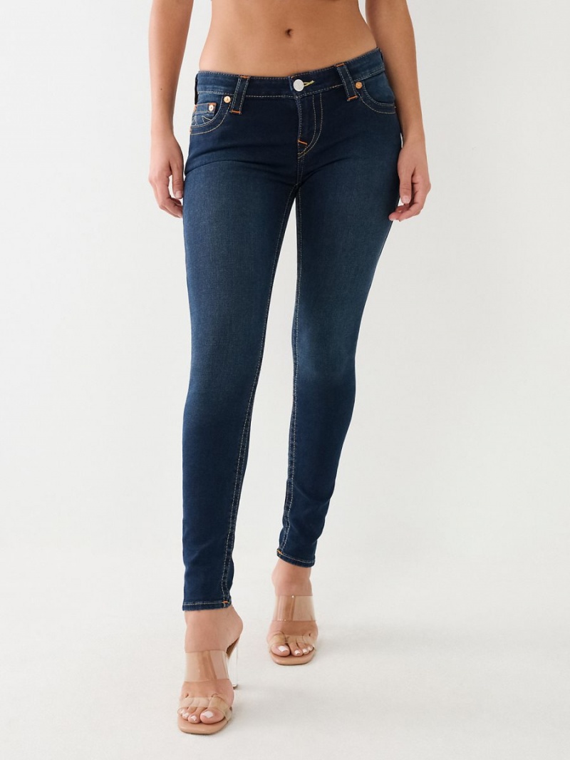 Jeans Skinny True Religion Halle Mid Rise Super Minimal Abrasion | 38GITRCHX