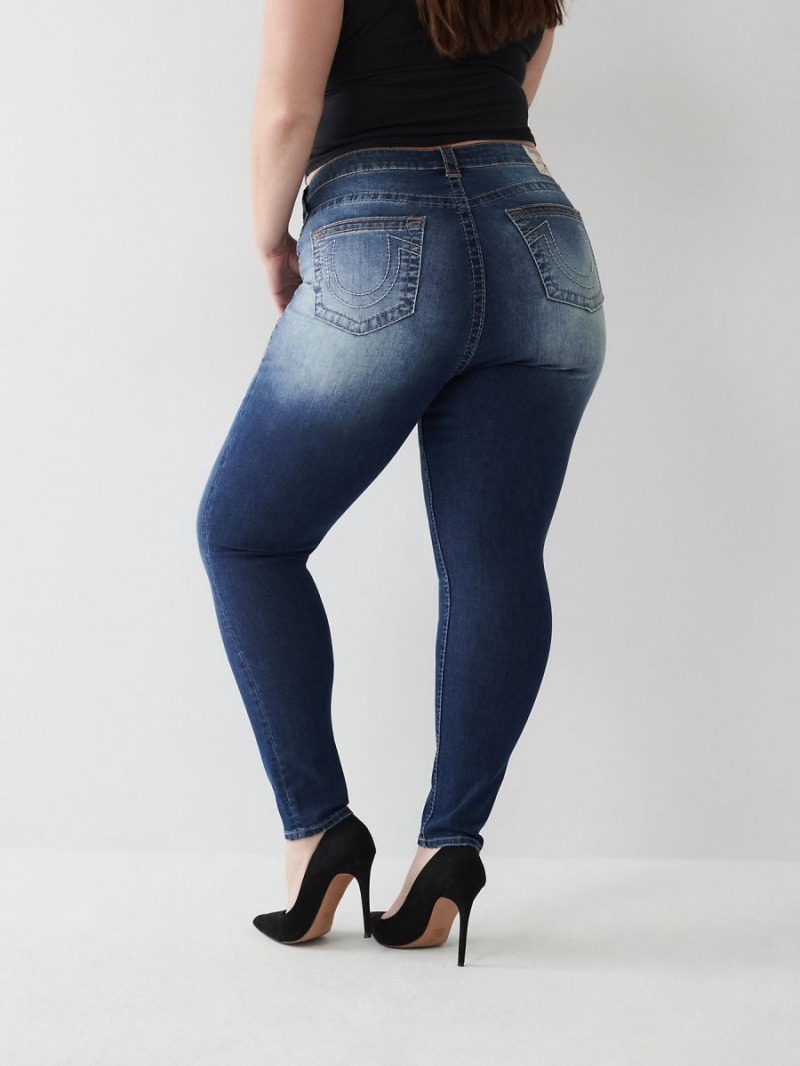 Jeans Skinny True Religion Jennie Big T Curvy Mountain Bluebird | 83SHRWYXJ