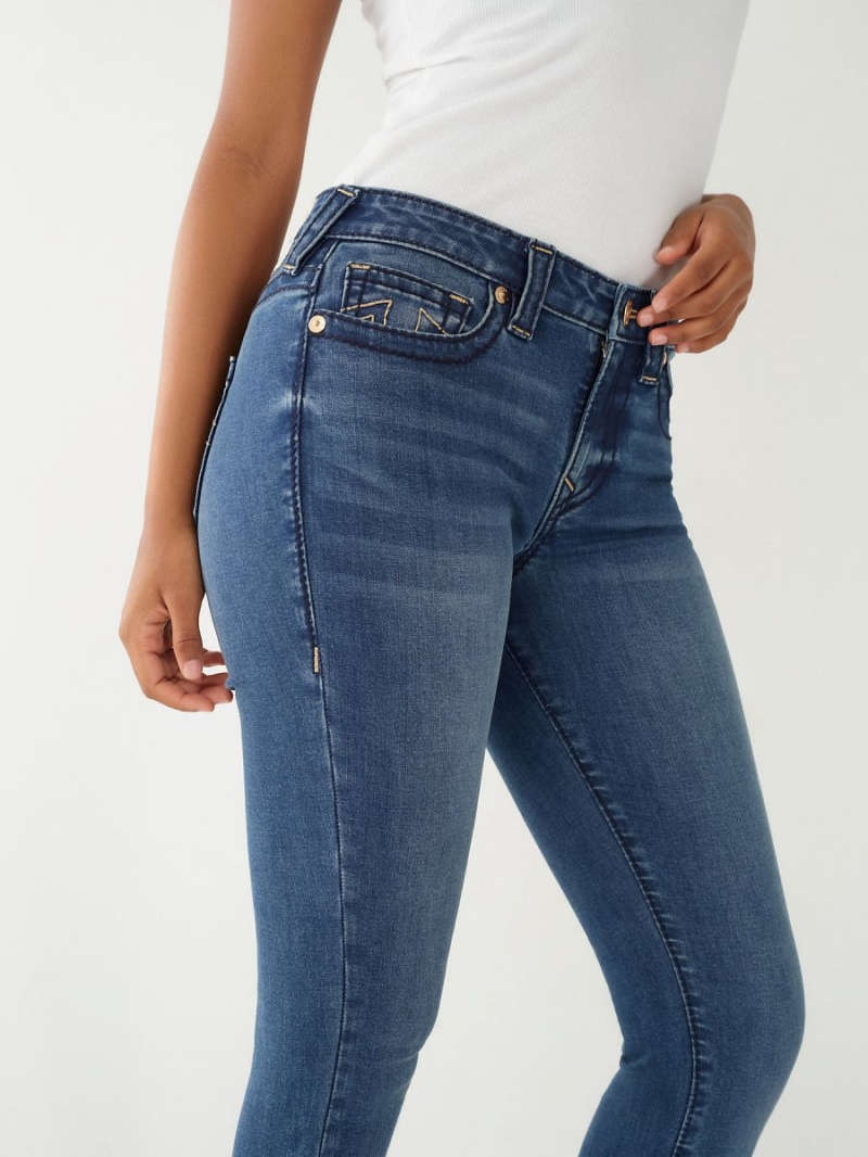 Jeans Skinny True Religion Jennie Big T Curvy Azules | 73ZIJQBAE