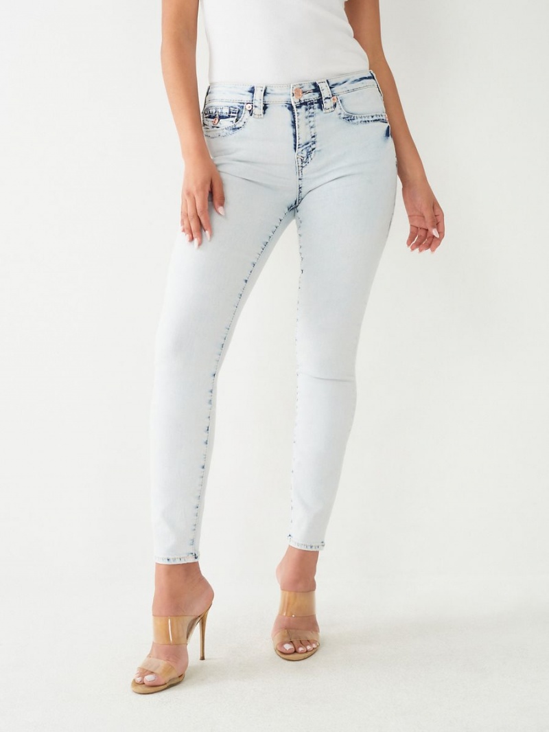 Jeans Skinny True Religion Jennie Big T Curvy Azules Claro | 26EPWSKHQ