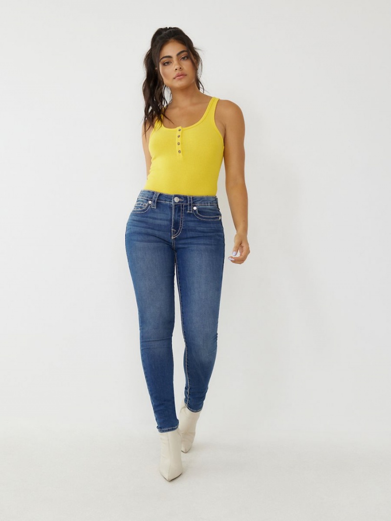 Jeans Skinny True Religion Jennie Big T Curvy Azules | 27IFWLDOH