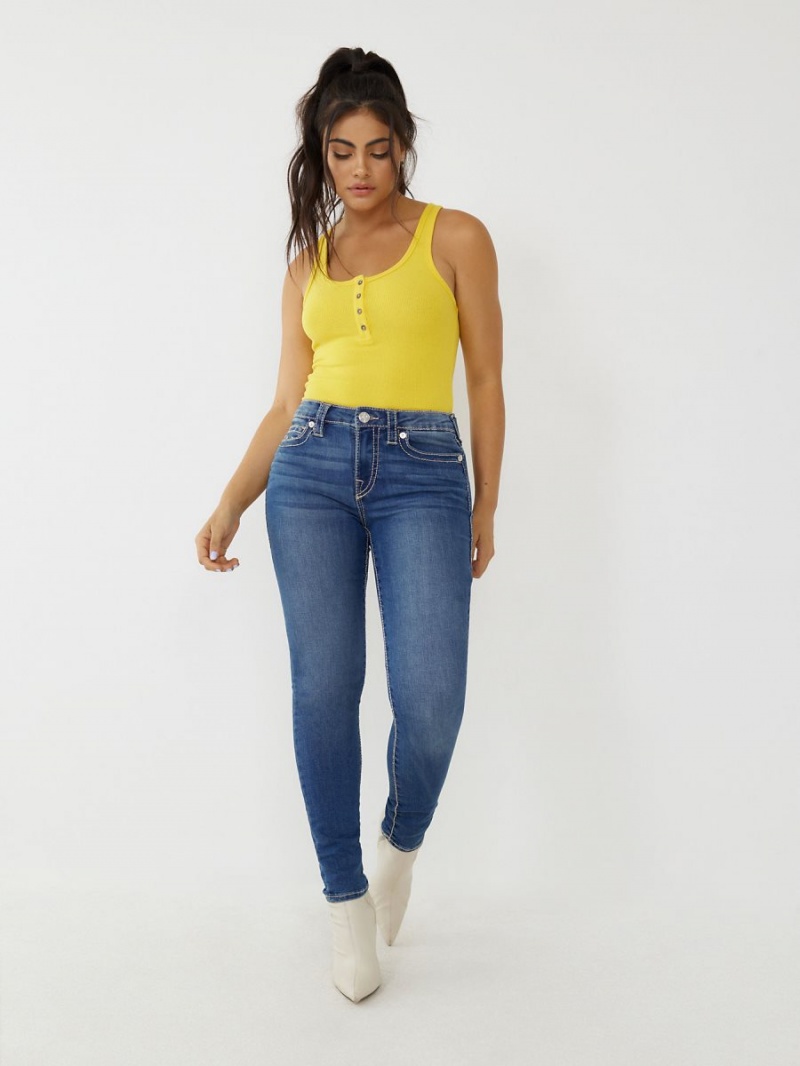 Jeans Skinny True Religion Jennie Big T Curvy Azules | 27IFWLDOH