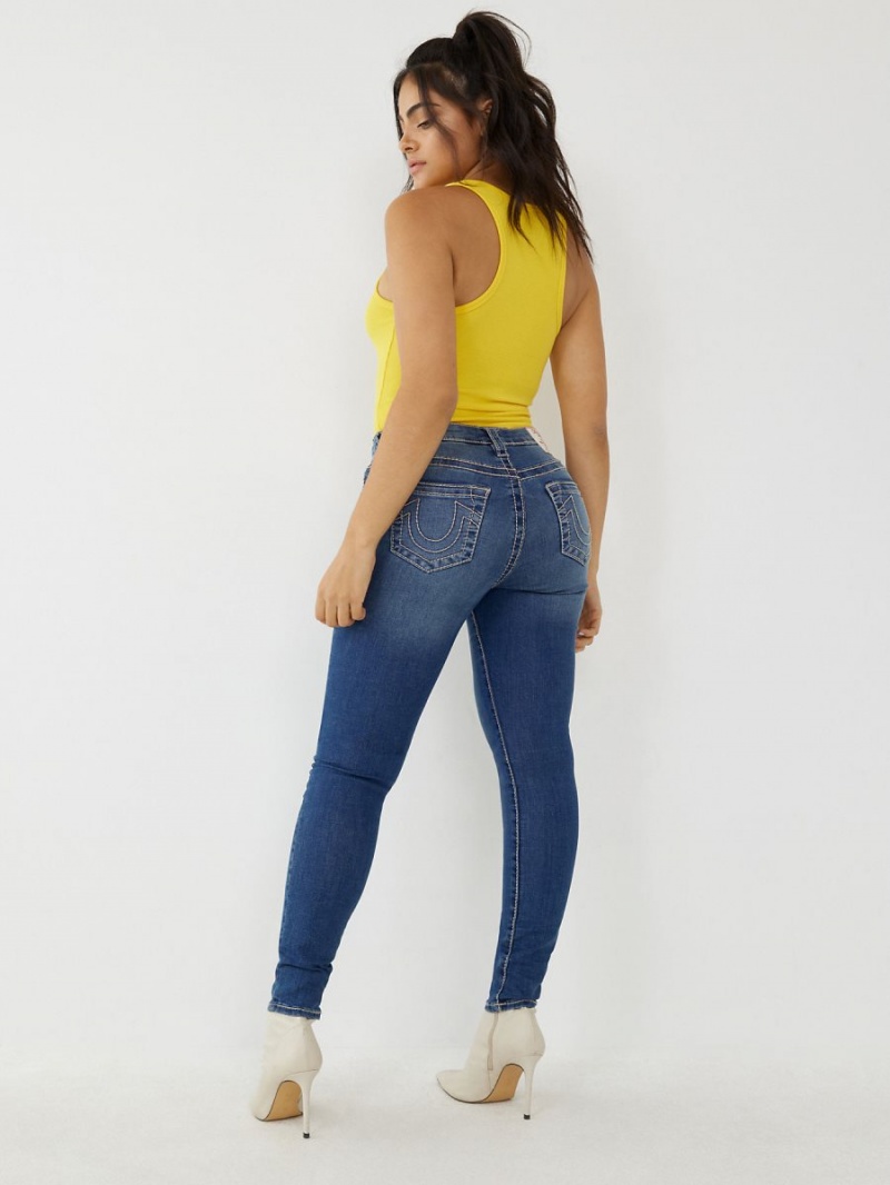 Jeans Skinny True Religion Jennie Big T Curvy Azules | 27IFWLDOH