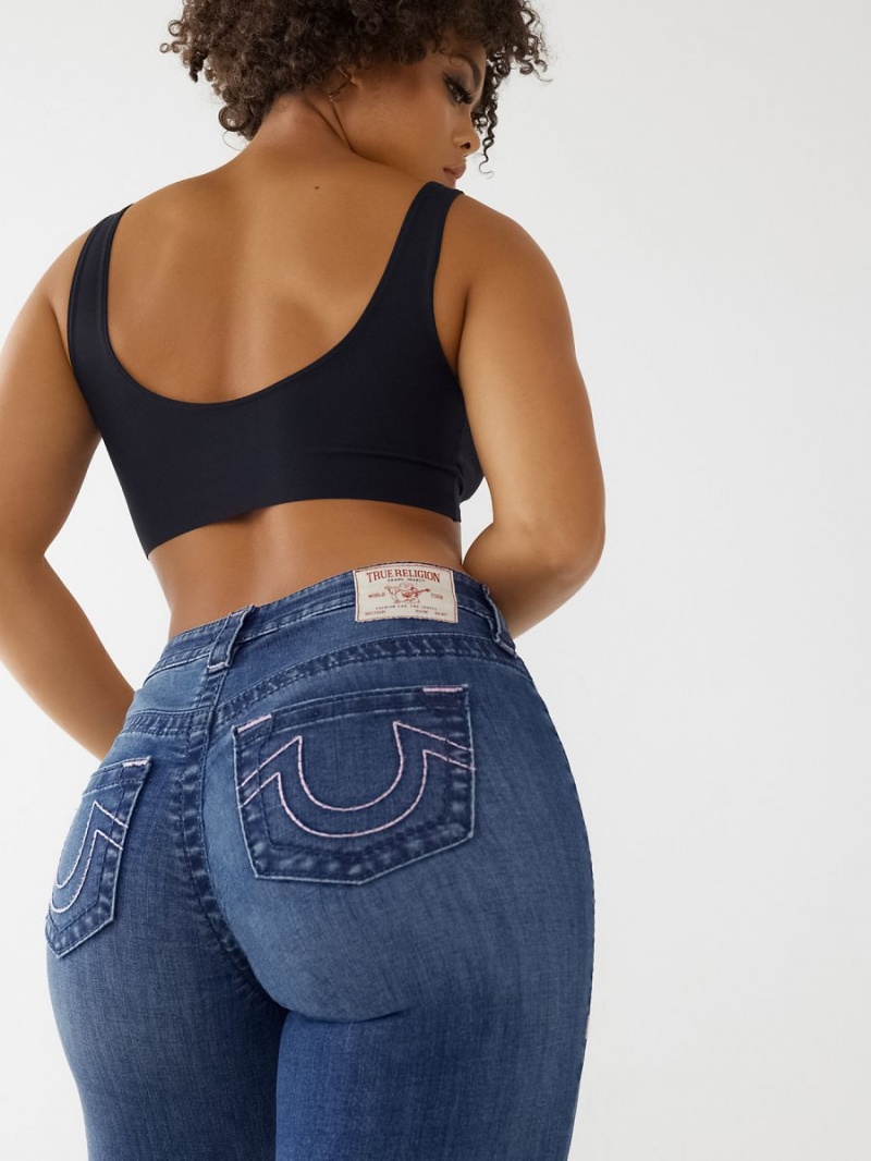 Jeans Skinny True Religion Jennie Big T Curvy Medium Midnight Haze | 32UZARWHL