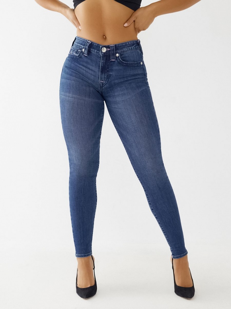 Jeans Skinny True Religion Jennie Big T Curvy Medium Midnight Haze | 32UZARWHL