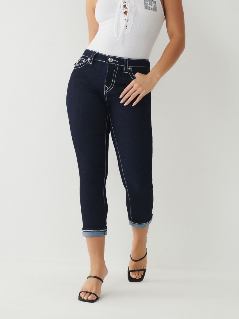 Jeans Skinny True Religion Jennie Big T Curvy Flaco Crop Body Rinse | 73KVFCLOZ