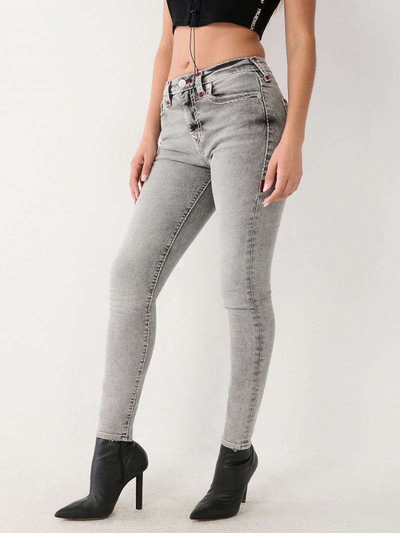 Jeans Skinny True Religion Jennie High Rise Super T Curvy Graphite | 90RTONCYE