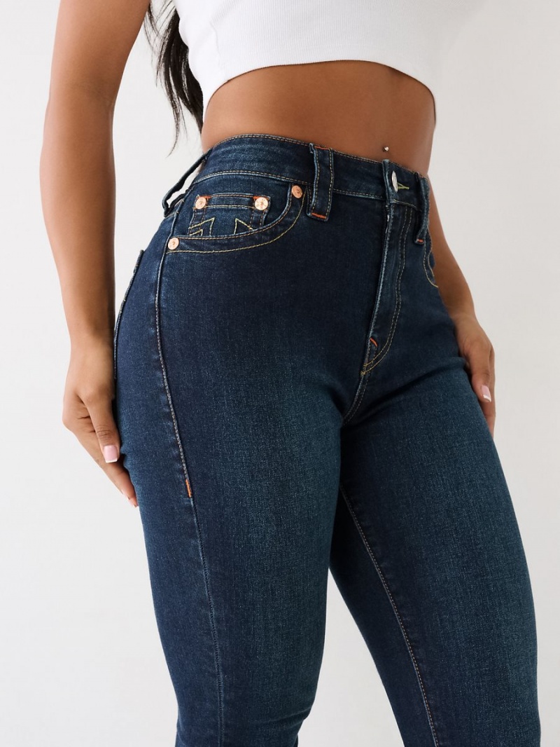 Jeans Skinny True Religion Jennie High Rise Curvy Azules Oscuro | 18DMSBVUT