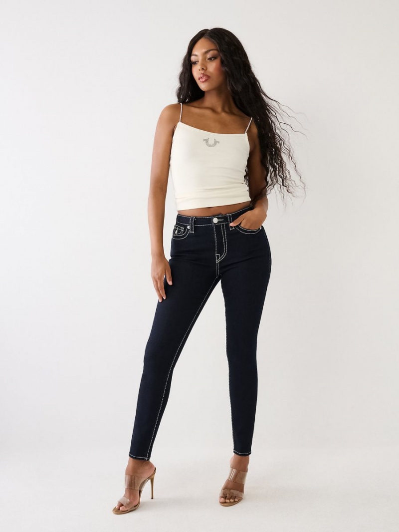 Jeans Skinny True Religion Jennie Lurex Big T High Rise Curvy Body Rinse | 79LOSCDTR