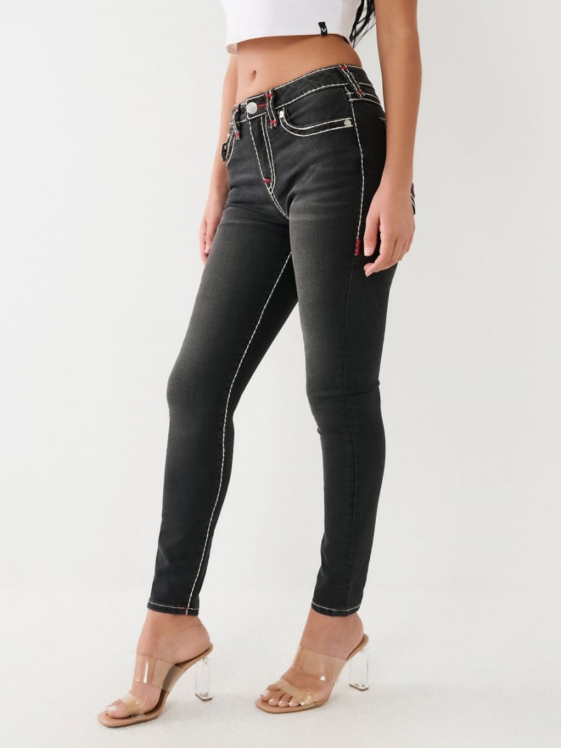 Jeans Skinny True Religion Jennie Mid Rise Super T Havana | 28EQIRGWL