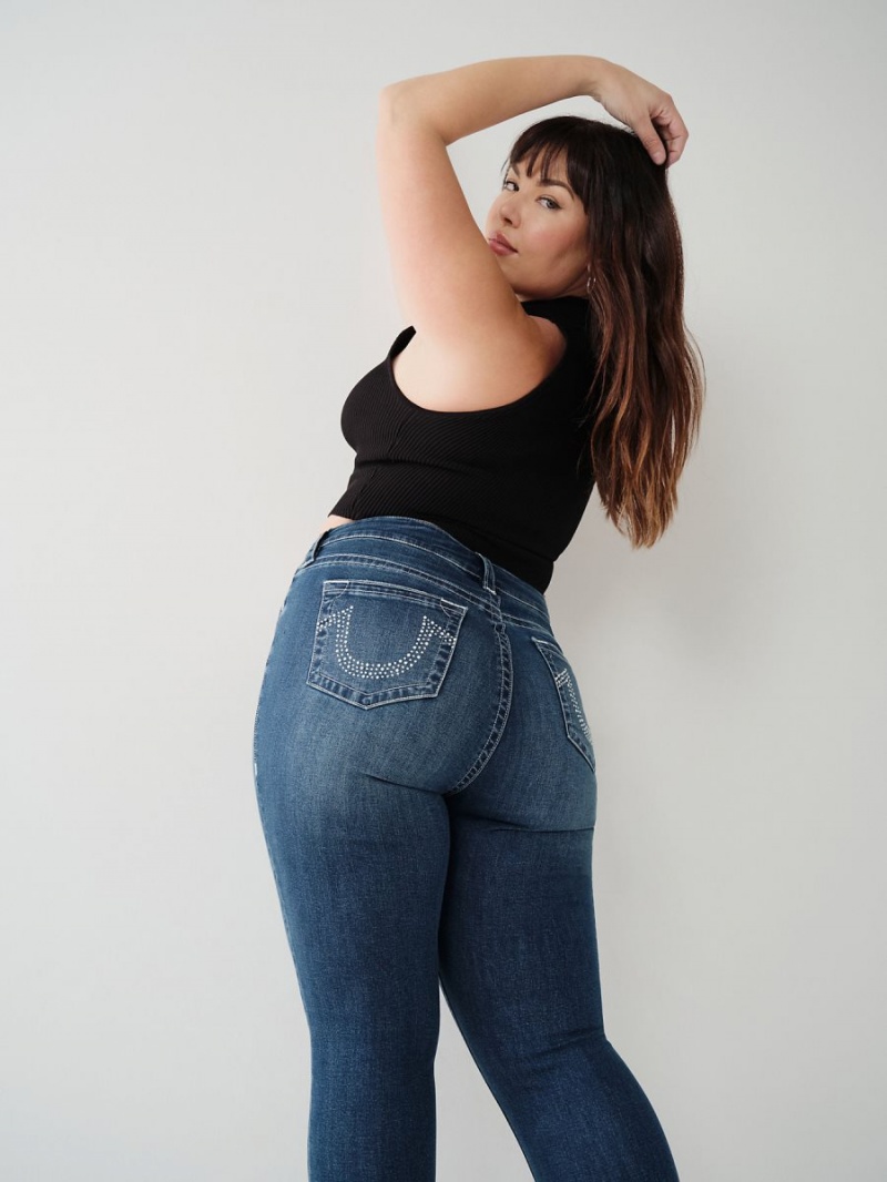 Jeans Skinny True Religion Jennie Mid Rise Curvy Great Victorian | 23WUYGDMS