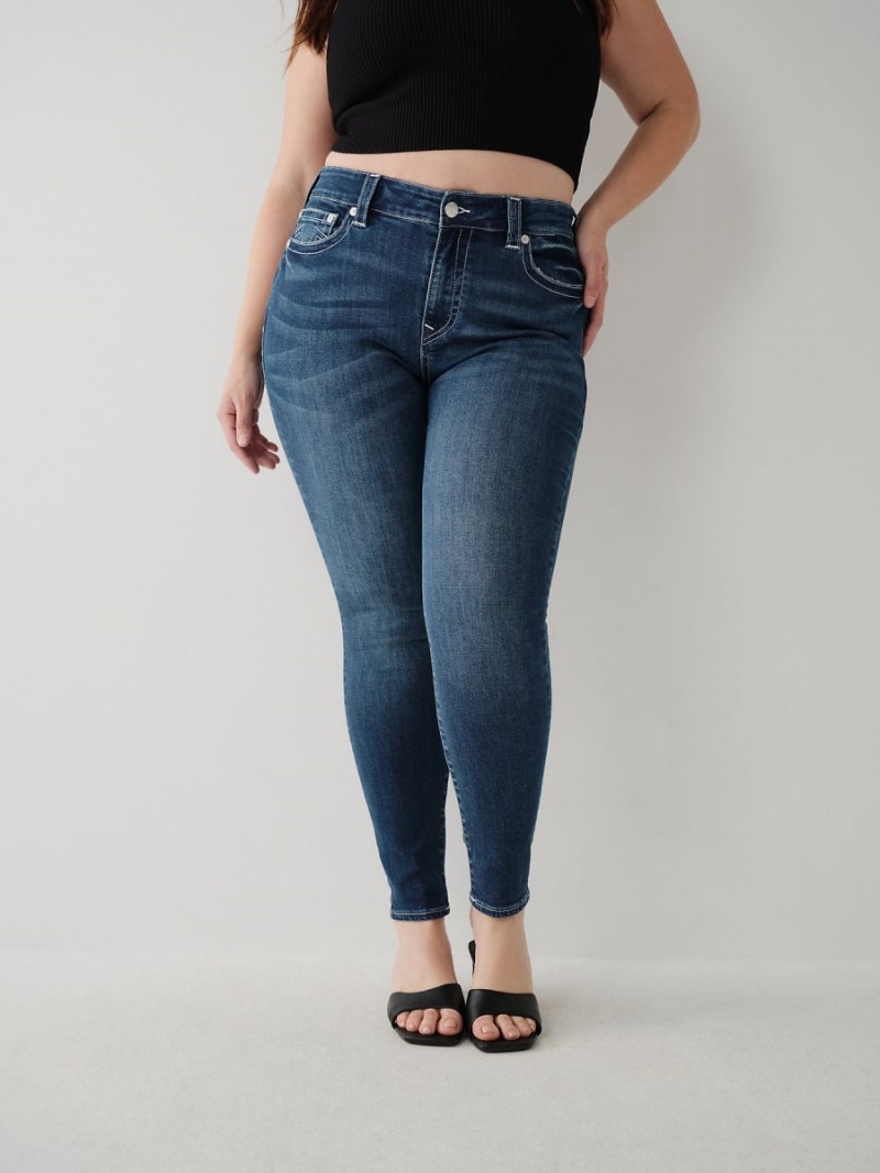 Jeans Skinny True Religion Jennie Mid Rise Curvy Great Victorian | 23WUYGDMS