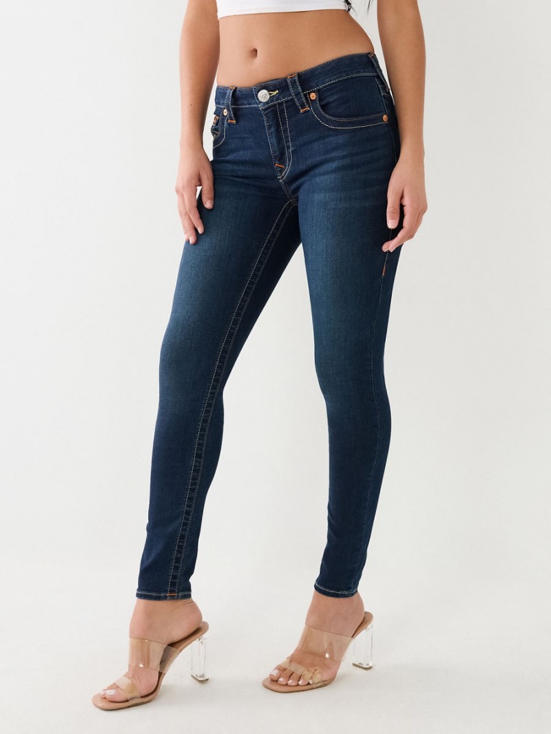 Jeans Skinny True Religion Jennie Mid Rise Curvy Indigo | 81OMNVFKE