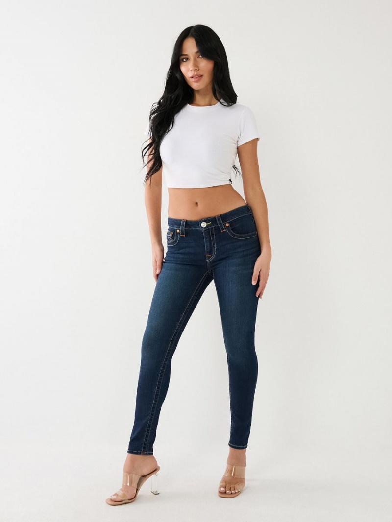 Jeans Skinny True Religion Jennie Mid Rise Curvy Indigo | 81OMNVFKE