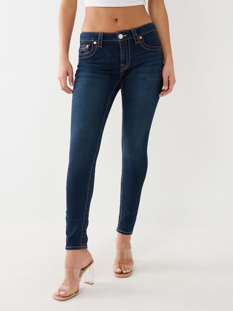 Jeans Skinny True Religion Jennie Mid Rise Curvy Indigo | 81OMNVFKE