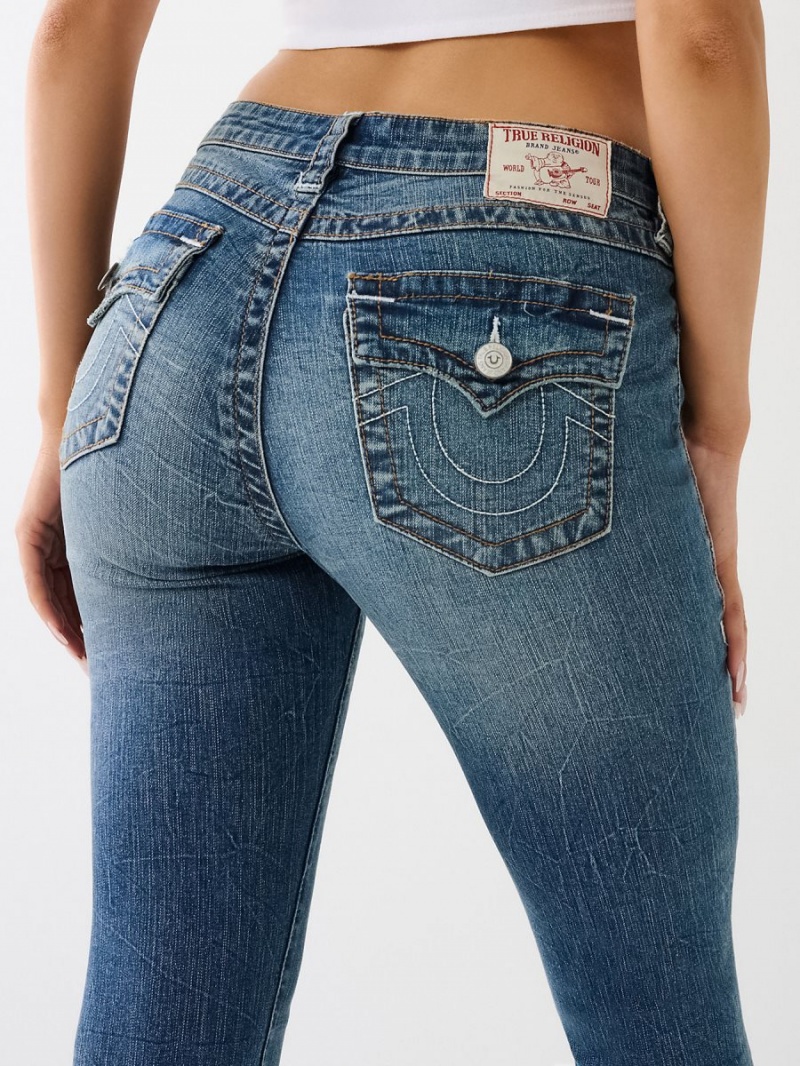 Jeans Skinny True Religion Jennie Mid Rise Flap Super Macau | 14HGIXPQD