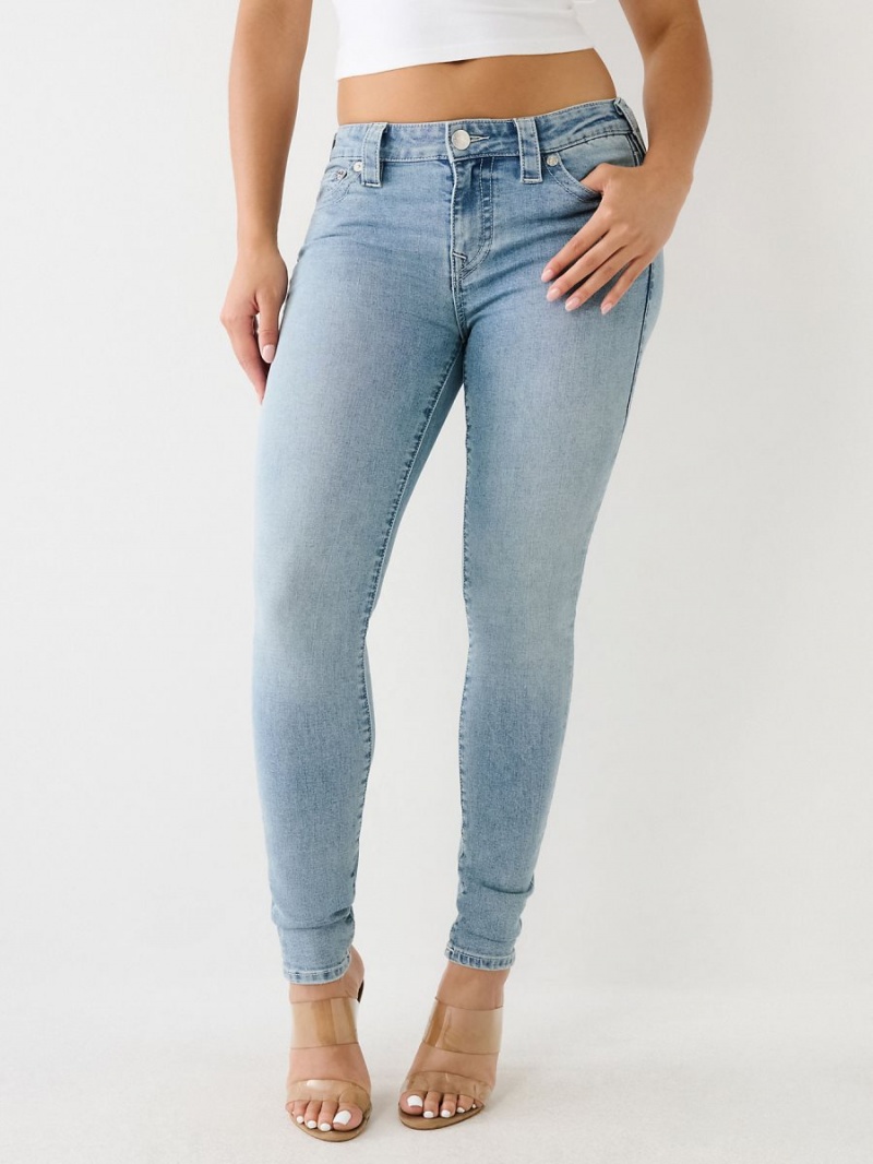 Jeans Skinny True Religion Jennie Mid Rise Curvy Peak Spot | 46ZASRGHX