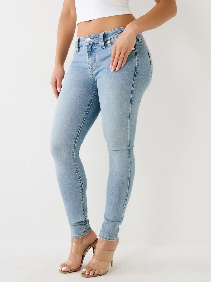 Jeans Skinny True Religion Jennie Mid Rise Curvy Peak Spot | 46ZASRGHX