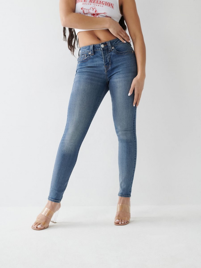 Jeans Skinny True Religion Jennie Mid Rise Curvy Medium Sprinter | 01XTSIJHB