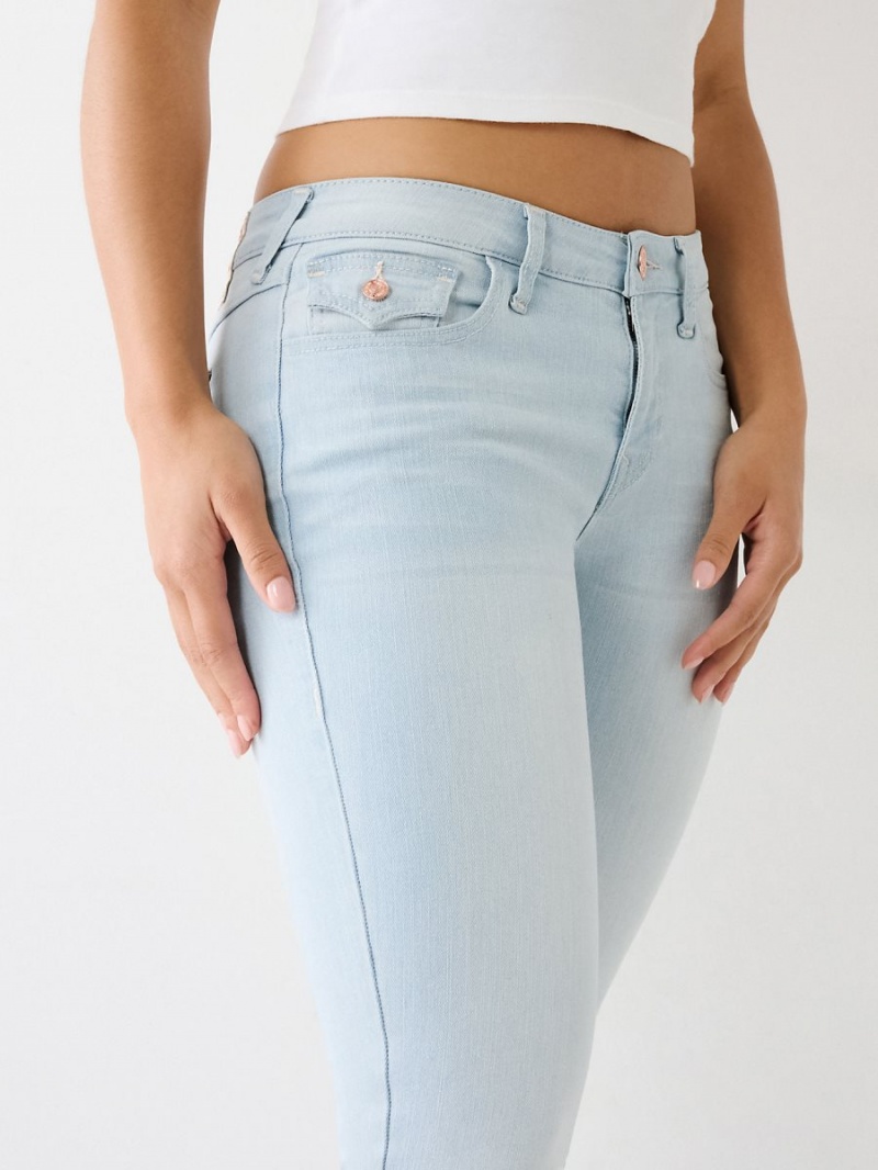 Jeans Skinny True Religion Jennie Mid Rise Curvy Verde Menta | 73KWSXQZI