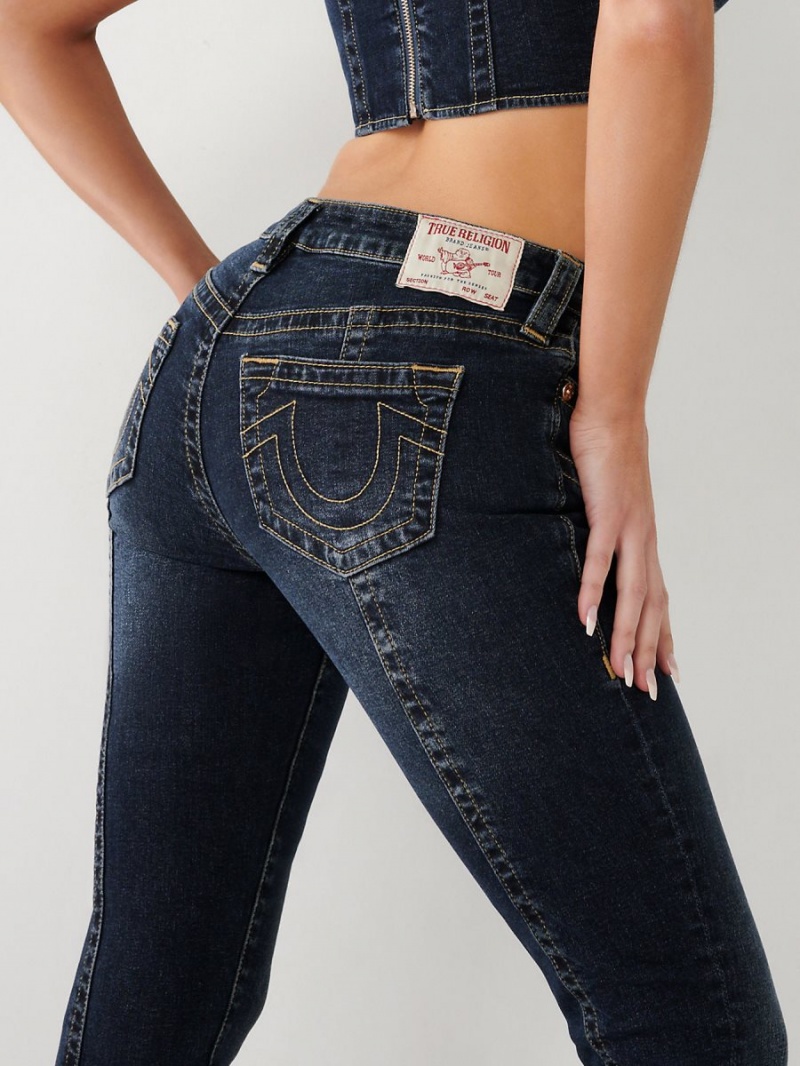 Jeans Skinny True Religion Jennie Mid Rise Curvy Hydrangea | 75YDFQOAU