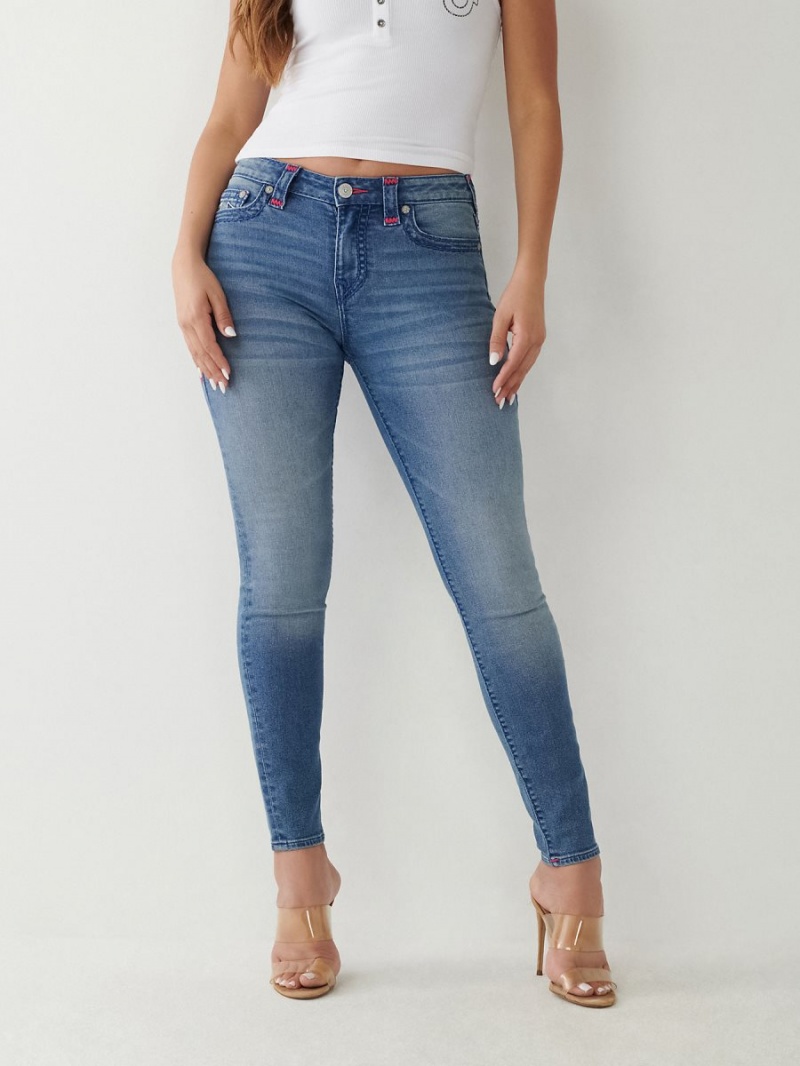 Jeans Skinny True Religion Jennie Super T Curvy Forgotten Path | 37XOCVKMG