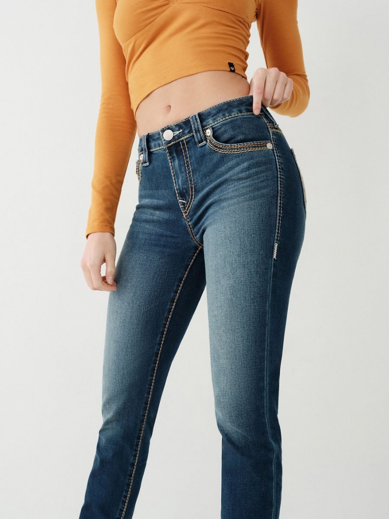 Jeans Skinny True Religion Jennie Super Q Curvy Mockingbird | 20ZVIJBFP