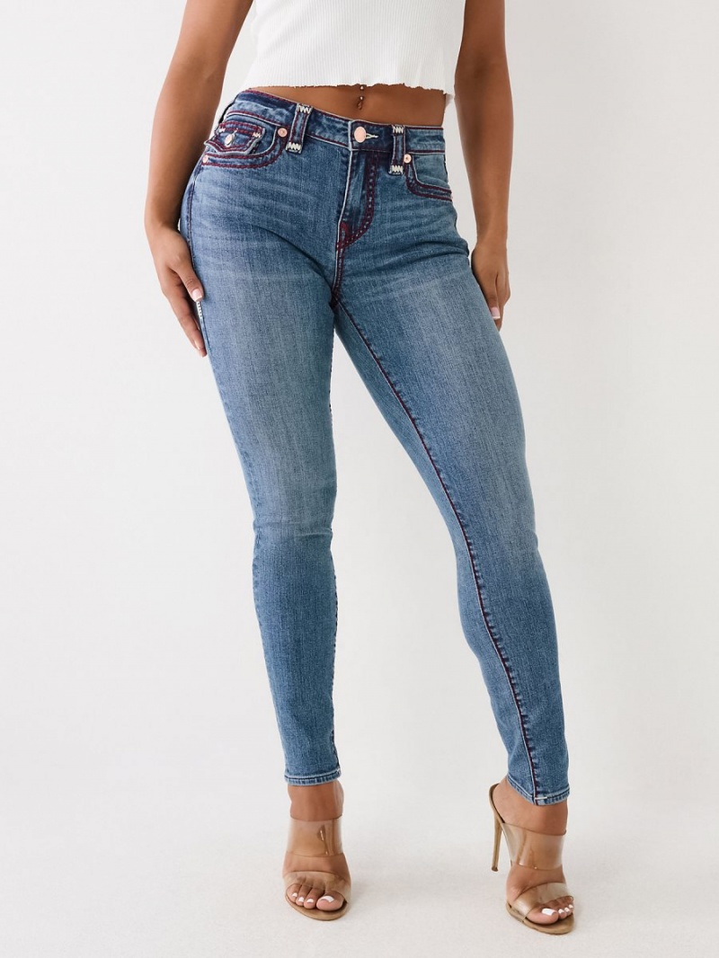 Jeans Skinny True Religion Jennie Super T Curvy Marbella | 79HGCXBEU