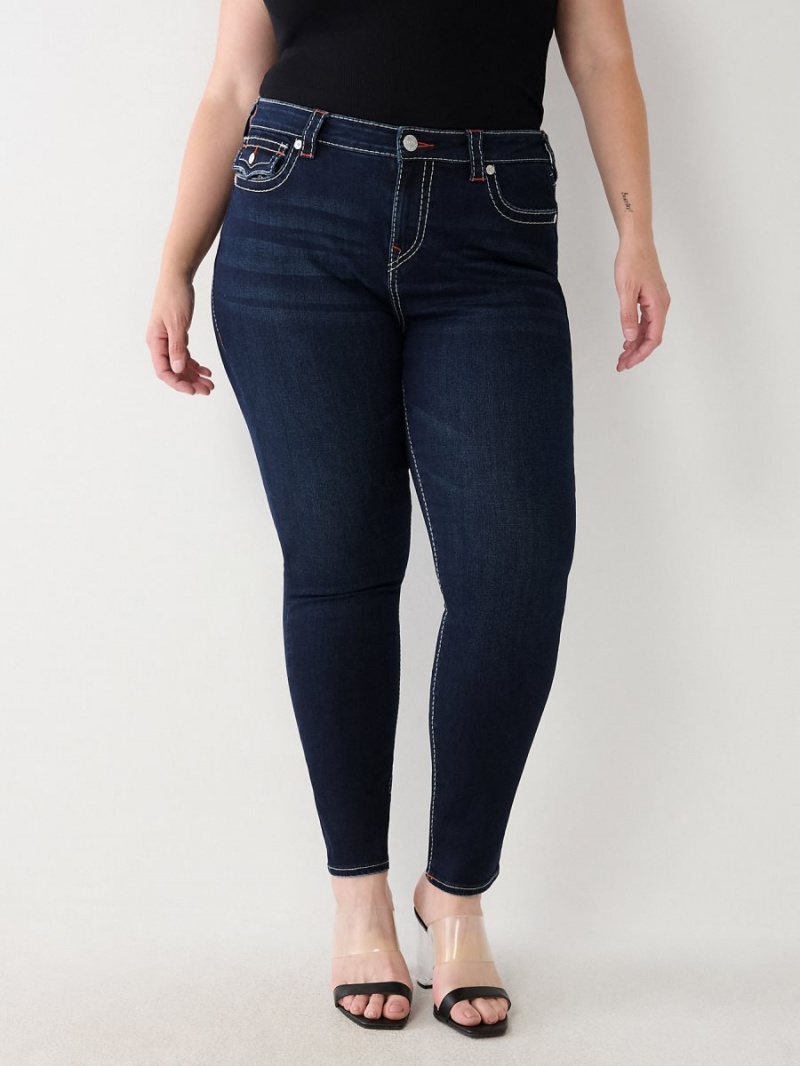 Jeans Skinny True Religion Plus Halle Big T Super Capri | 42DTBVFGO